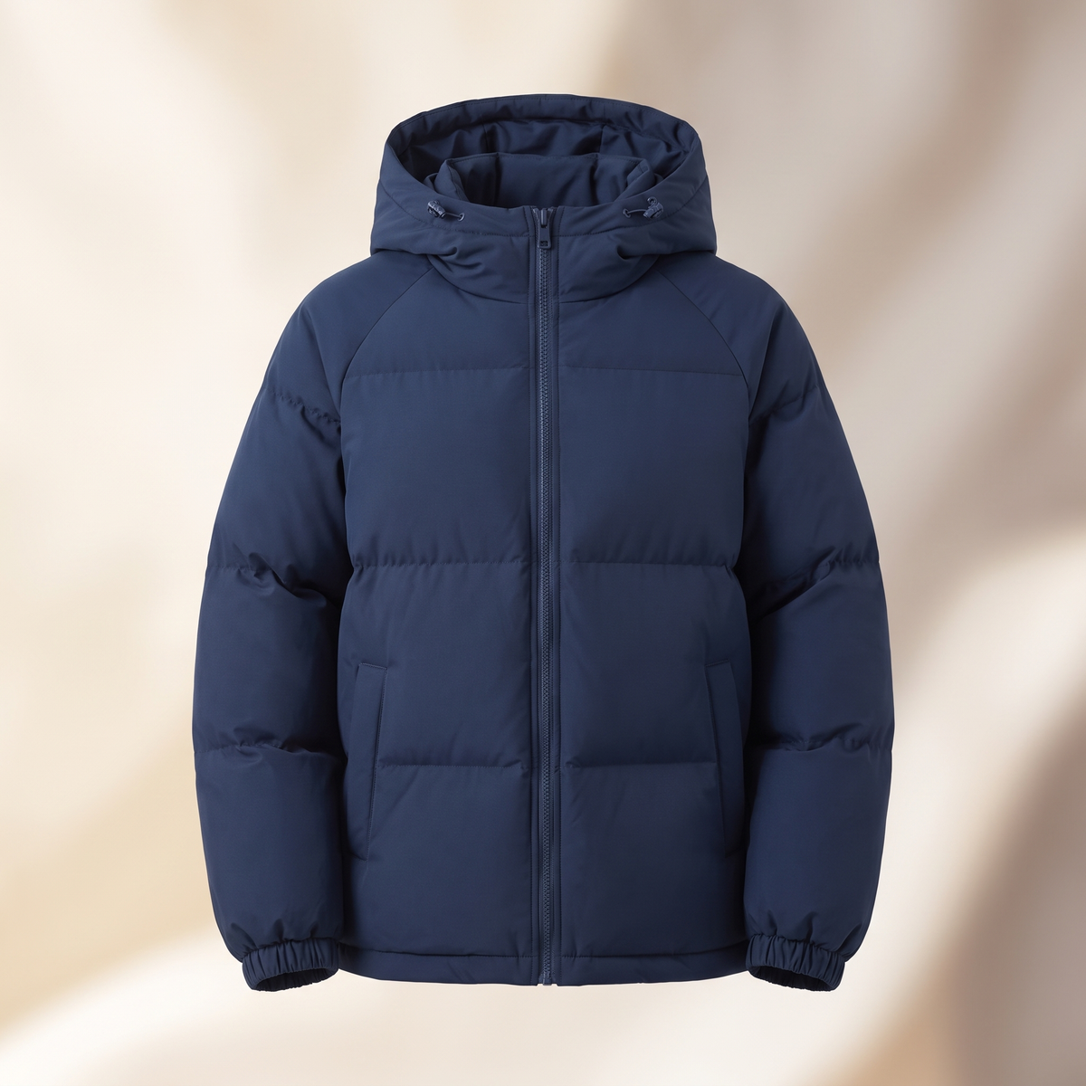 Cappotto donna lungo imbottito nel colore blu