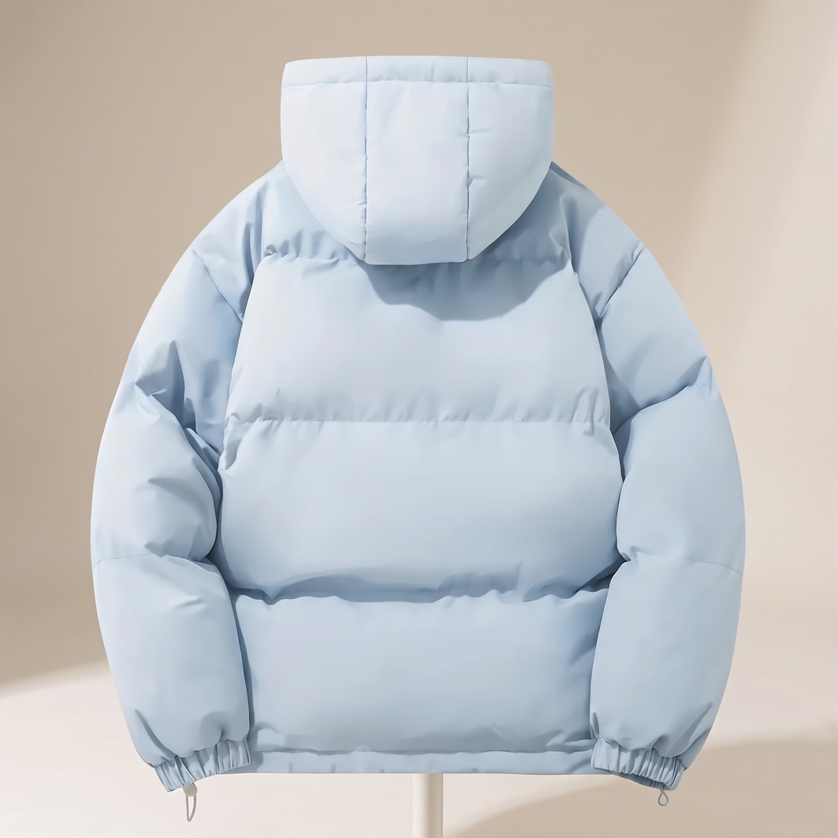 Cappotto donna lungo imbottito, vista posteriore