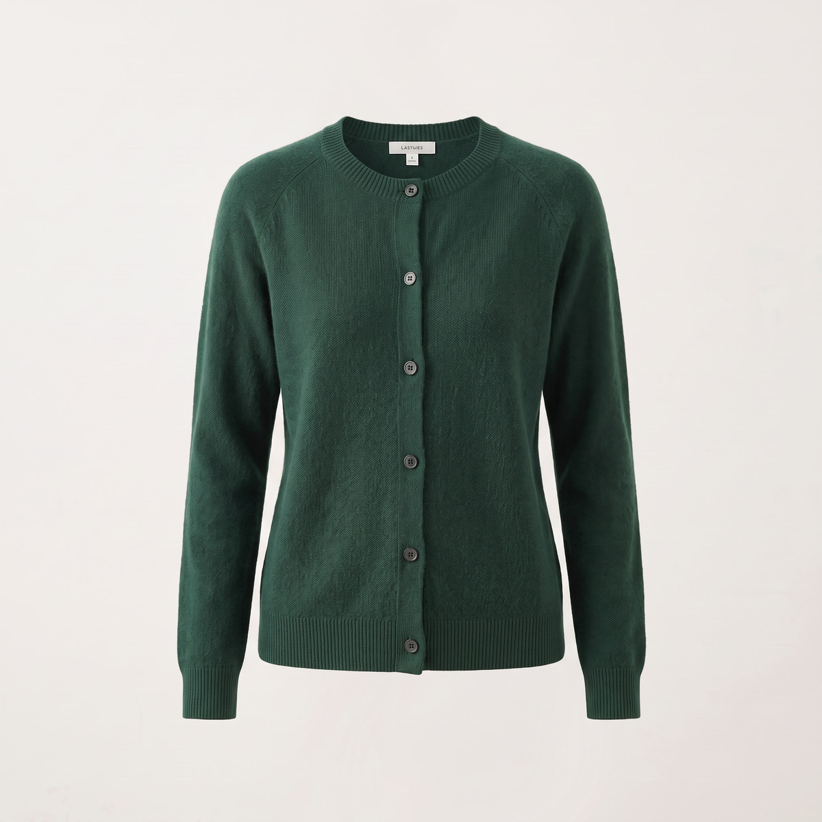 Cardigan donna lungo con bottoni nel colore Verde scuro